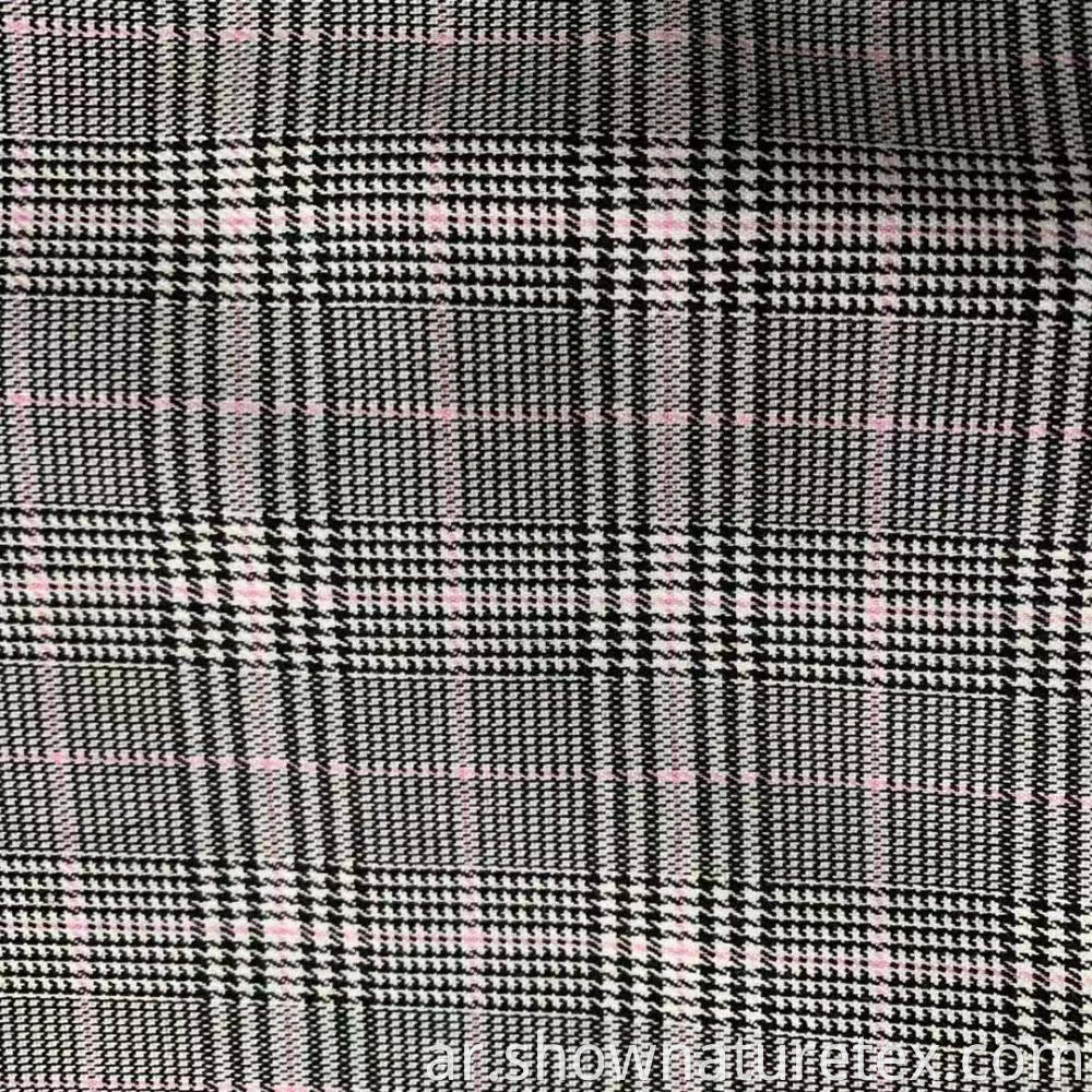 High Stretch Check Fabric for Pants